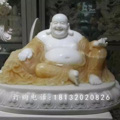 坐式彌勒佛石雕，石雕佛像