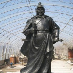 鄭和銅雕，廣場古代名人銅雕