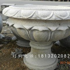 大理石花盆雕塑，公園景觀花盆