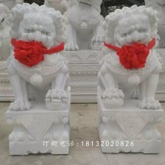 北京獅，漢白玉獅子雕塑