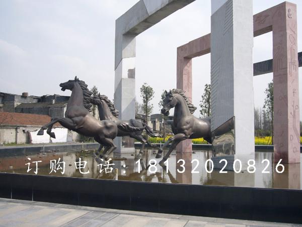 奔跑的馬銅雕，廣場(chǎng)銅雕馬