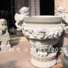 石雕香爐，仿古三足香爐石雕
