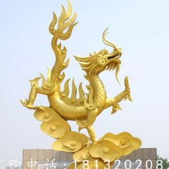 不銹鋼龍騰虎躍雕塑，廣場(chǎng)不銹鋼雕塑