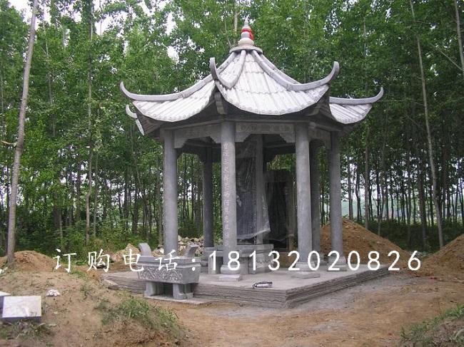 碑亭石雕，陵園涼亭石雕