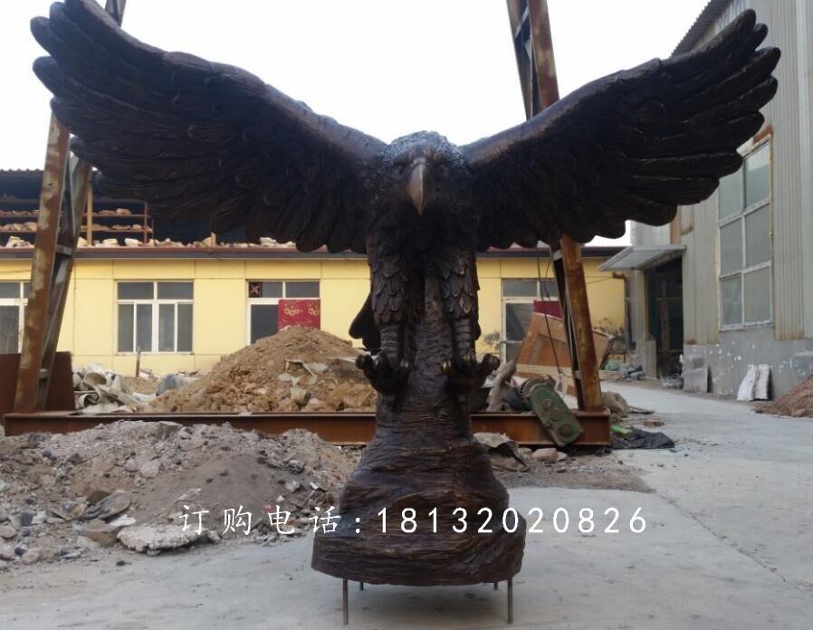 雄鷹展翅銅雕，廣場銅雕鷹 (2)