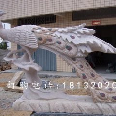 孔雀石雕，公園動物石雕