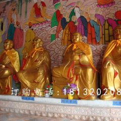 玻璃鋼十八羅漢雕塑，寺廟羅漢雕塑