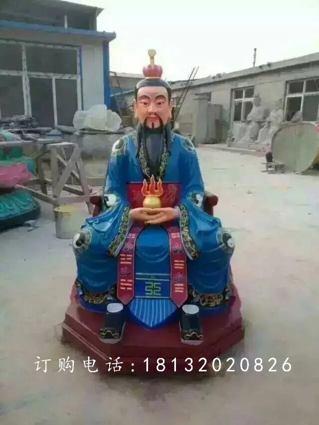 玻璃鋼鎮(zhèn)元子雕塑，神仙玻璃鋼雕塑