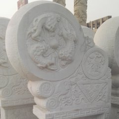 石雕門墩，抱鼓石
