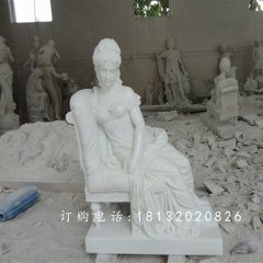 西方女王石雕，漢白玉人物石雕