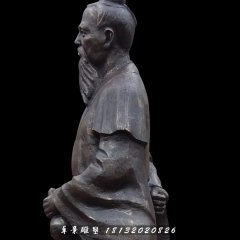 藥王孫思邈銅雕，公園名人銅雕