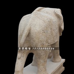 大象石雕，大理石大象雕塑，動物石雕