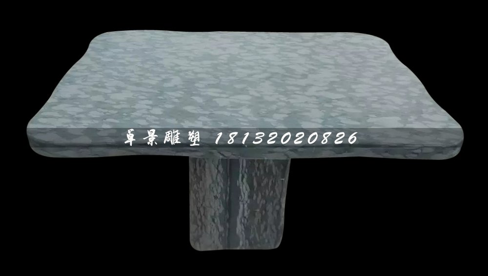 石雕方桌，大理石方桌雕塑