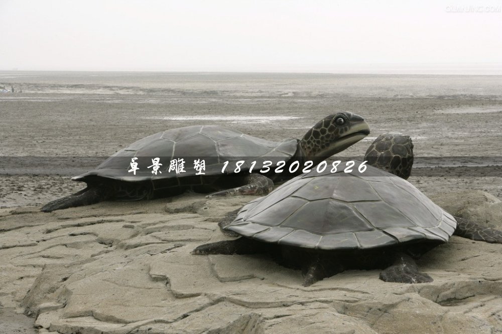 玻璃鋼烏龜?shù)袼?，仿真烏龜?shù)袼?(1)