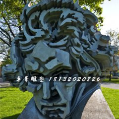 貝多芬頭像石雕，公園創(chuàng)意石雕