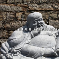 大肚彌勒佛石雕，公園坐式佛像石雕