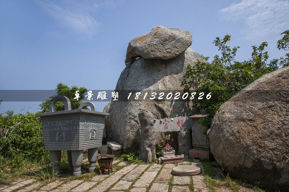 四腳銅鼎，仿古銅鼎雕塑