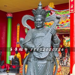 持國(guó)天王銅雕，四大護(hù)法銅雕