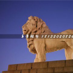 廣場石獅子，西洋獅石雕