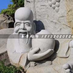 老壽星石雕，大理石神仙雕塑