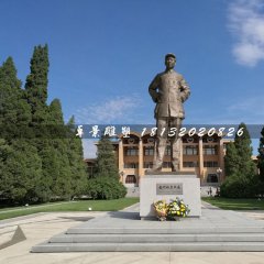 毛主席站像銅雕，廣場(chǎng)偉人銅雕