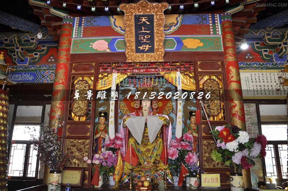 媽祖雕塑，玻璃鋼神仙雕塑