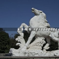 馬踏浪石雕，廣場(chǎng)石雕馬