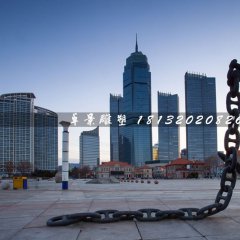 錨鏈銅雕，廣場景觀銅雕