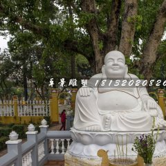 彌勒佛石雕，寺廟笑面佛石雕
