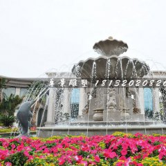 噴泉石雕，公園歐式噴泉石雕