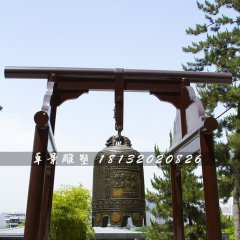 銅鐘，黃銅鐘，廣場(chǎng)銅鐘雕塑