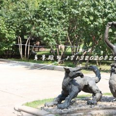 童年銅雕，公園小孩銅雕