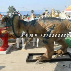 恐龍雕塑，玻璃鋼仿真動物雕塑