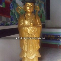 龍女銅雕，寺廟神仙銅雕