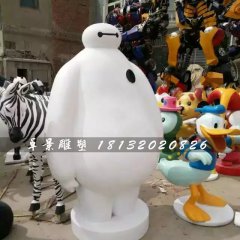 玻璃鋼大白雕塑，卡通雕塑