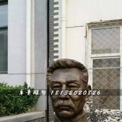 魯迅胸像銅雕，廣場名人銅雕