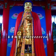 立式釋迦牟尼銅雕，寺廟銅佛像