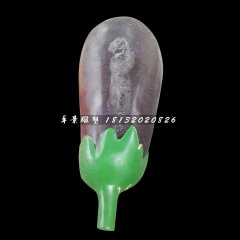 仿真茄子雕塑，玻璃鋼蔬菜