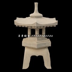 小型石燈，大理石燈雕塑