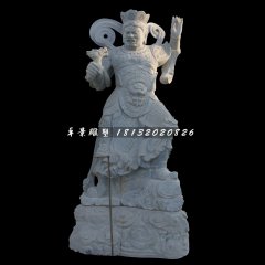 青石四大天王雕塑，石雕神仙