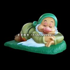 玻璃鋼小矮人雕塑，卡通人物