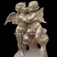 西方小愛(ài)神雕塑，玻璃鋼西方天使雕塑