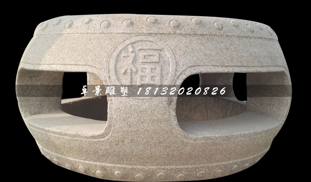 福桌石雕，大理石圓桌雕塑