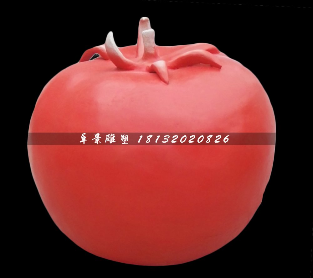 番茄雕塑，玻璃鋼蔬菜雕塑