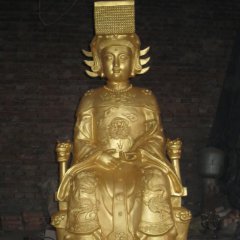 王母娘娘雕塑，玻璃鋼神仙雕塑
