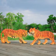 老虎雕塑，玻璃鋼仿真老虎雕塑