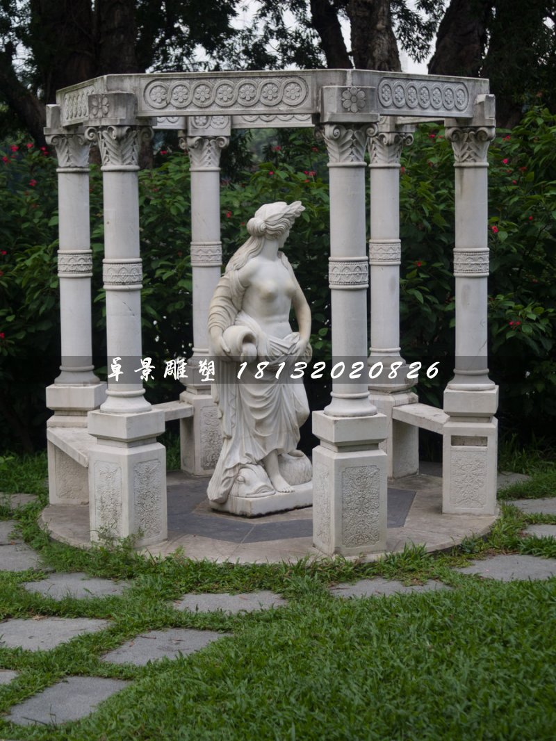 歐式?jīng)鐾?，園林景觀石雕