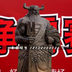 神農(nóng)銅雕，古代神話(huà)人物銅雕