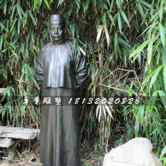 康有為銅雕，清末名人銅雕