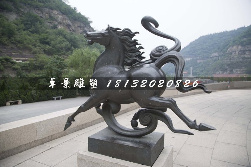 銅馬雕塑，公園動物銅雕